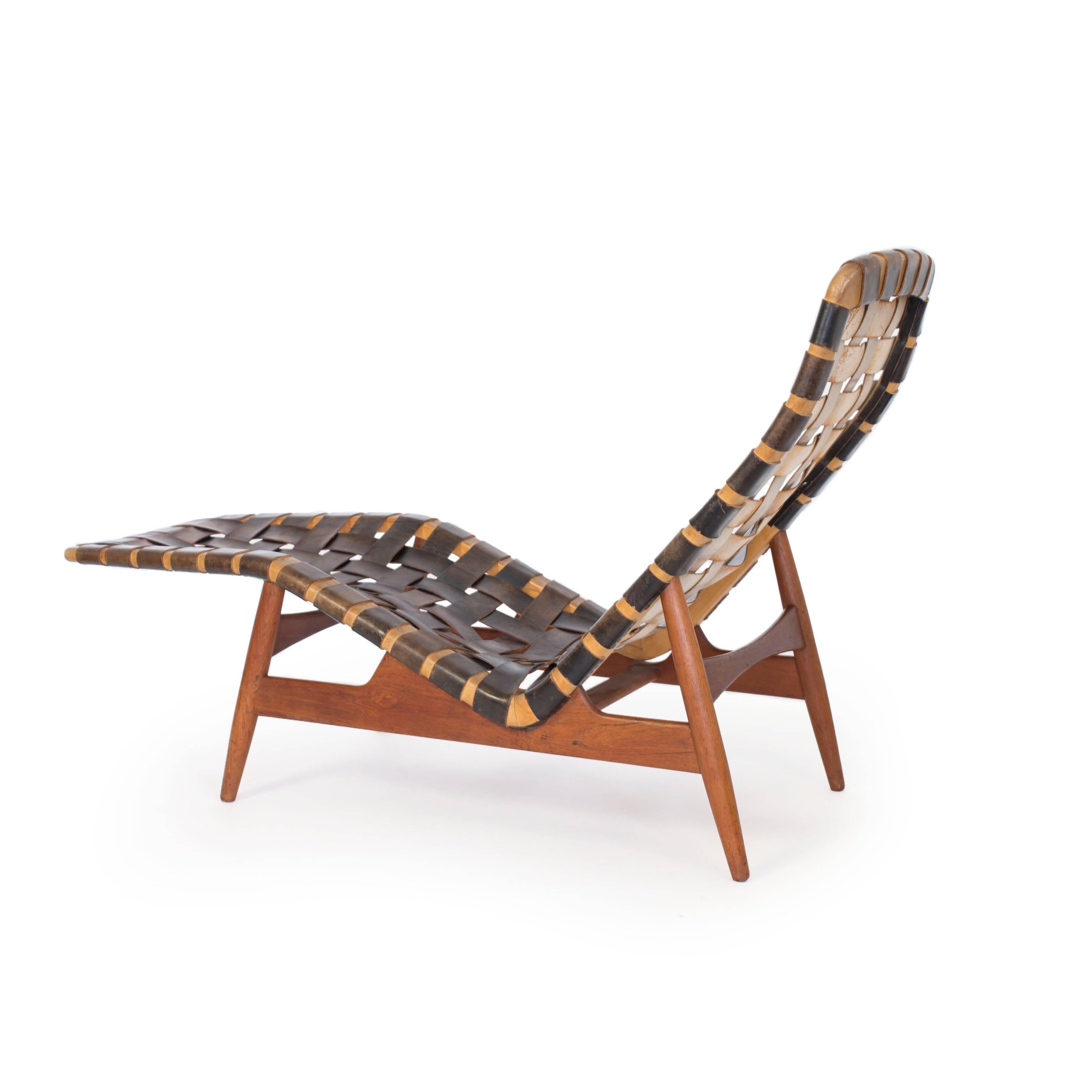 arne vodder chaise lounge