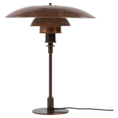 PH 4.5/3 - Table lamp with copper shades by Poul Henningsen