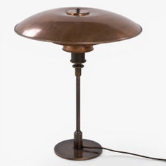 PH 4.5/3 - Table lamp with copper shades by Poul Henningsen