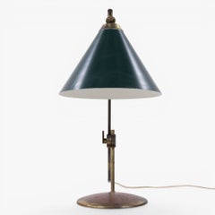 Table lamp in brass by Th. Valentiner