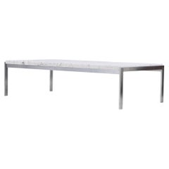 PK 63A - Coffee table w. marble top by Poul Kjærholm