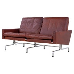 PK 31/2 - Sofa en original leather by Poul Kjærholm