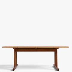 Model BM 6286 – 'Shaker' dining table in solid patinated oak by Børge Mogensen.