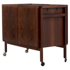 Bar cart in Rio rosewood by Niels Erik Glasdam Jensen