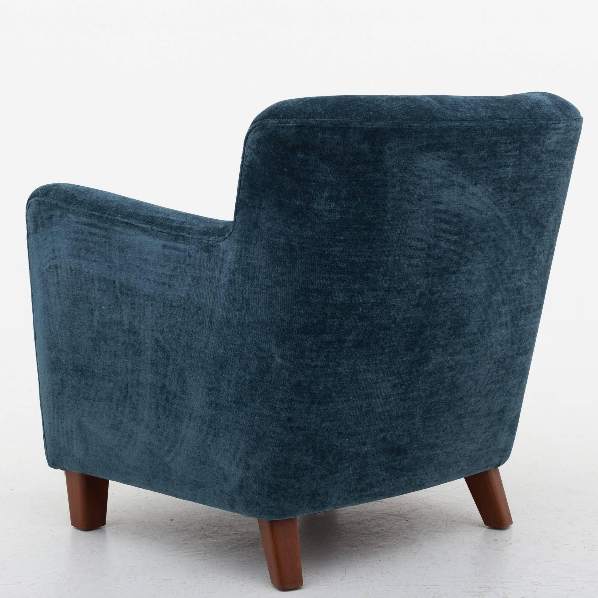 Scandinavian Modern Gustav Bertelsen Easy Chair