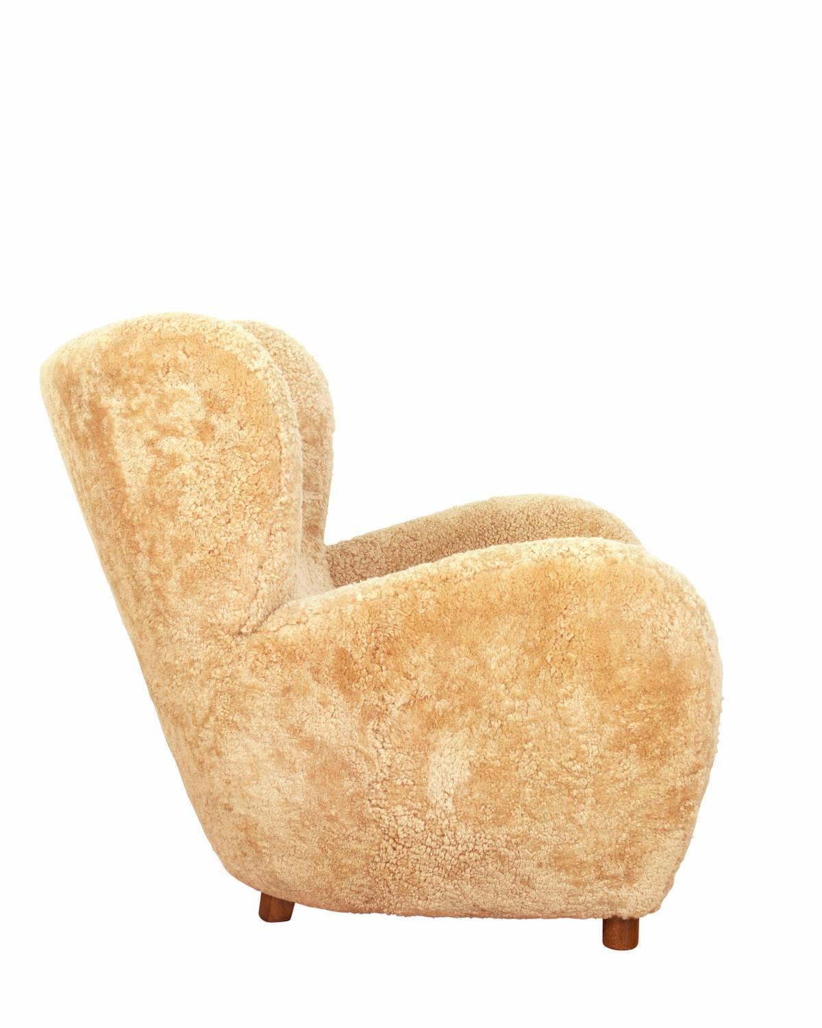 Scandinavian Modern Flemming Lassen Lounge Chair