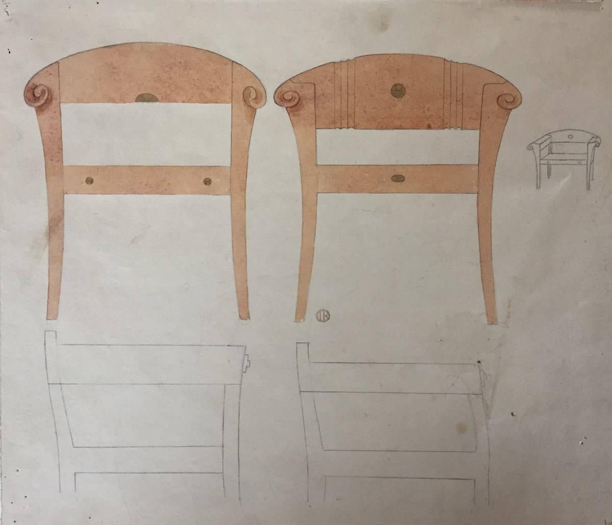 Johan Rohde, an Unique Pair of Armchairs (Dänisch) im Angebot