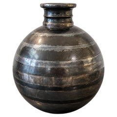 Christofle Didanerie Art Deco Vase by Luc Lanel