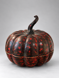 19th Century Japanese Wooden Pumpkin