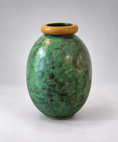 Vaso Art Deco francese di Louis Lourioux dell'inizio del XX secolo