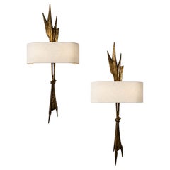Pair of Amour Ardent Sconces by Félix Agostini