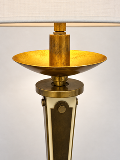 Lámpara de mesa de Gilbert Poillerat