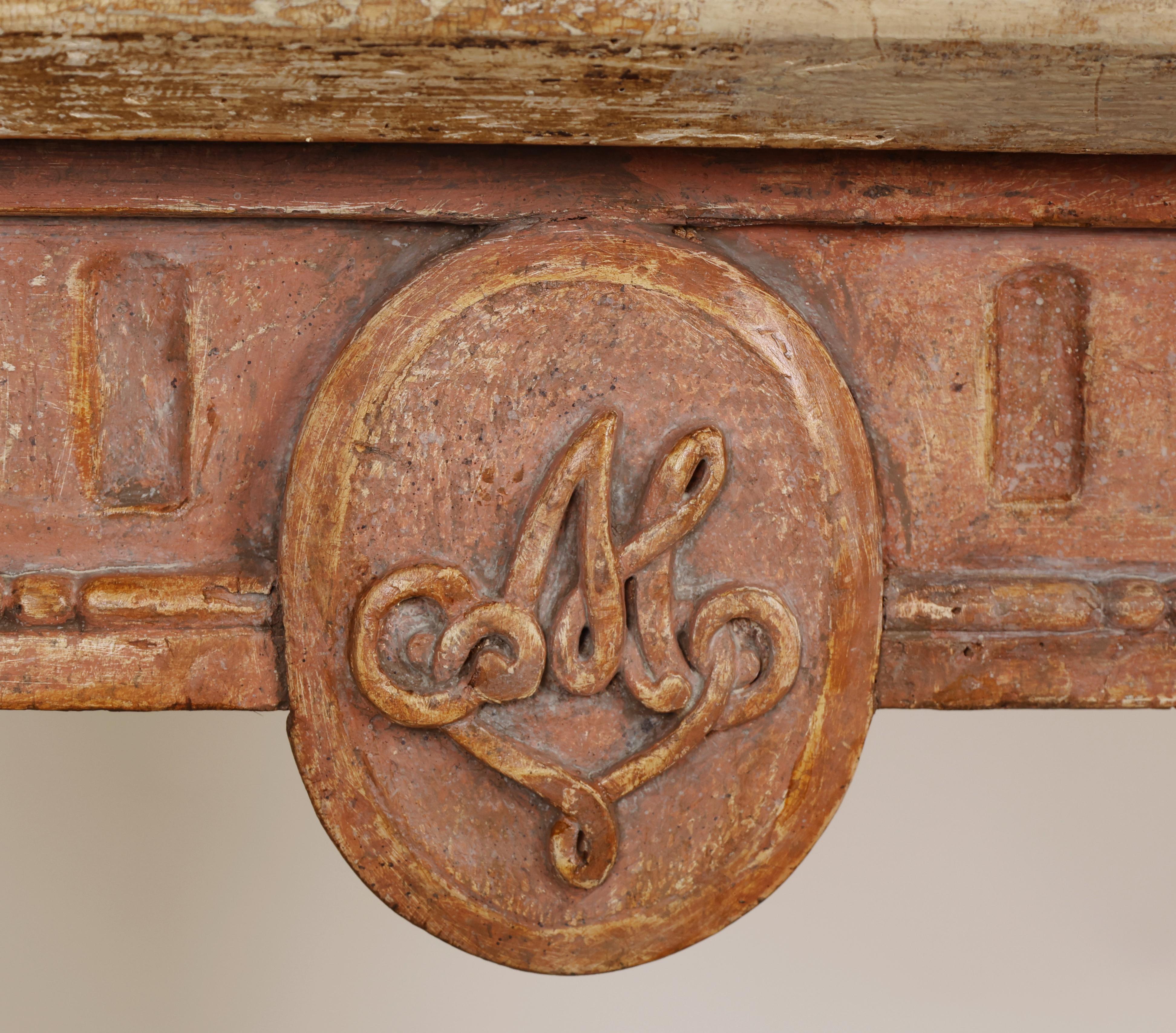Gustavian Tray Table In Good Condition For Sale In Ljungby, SE