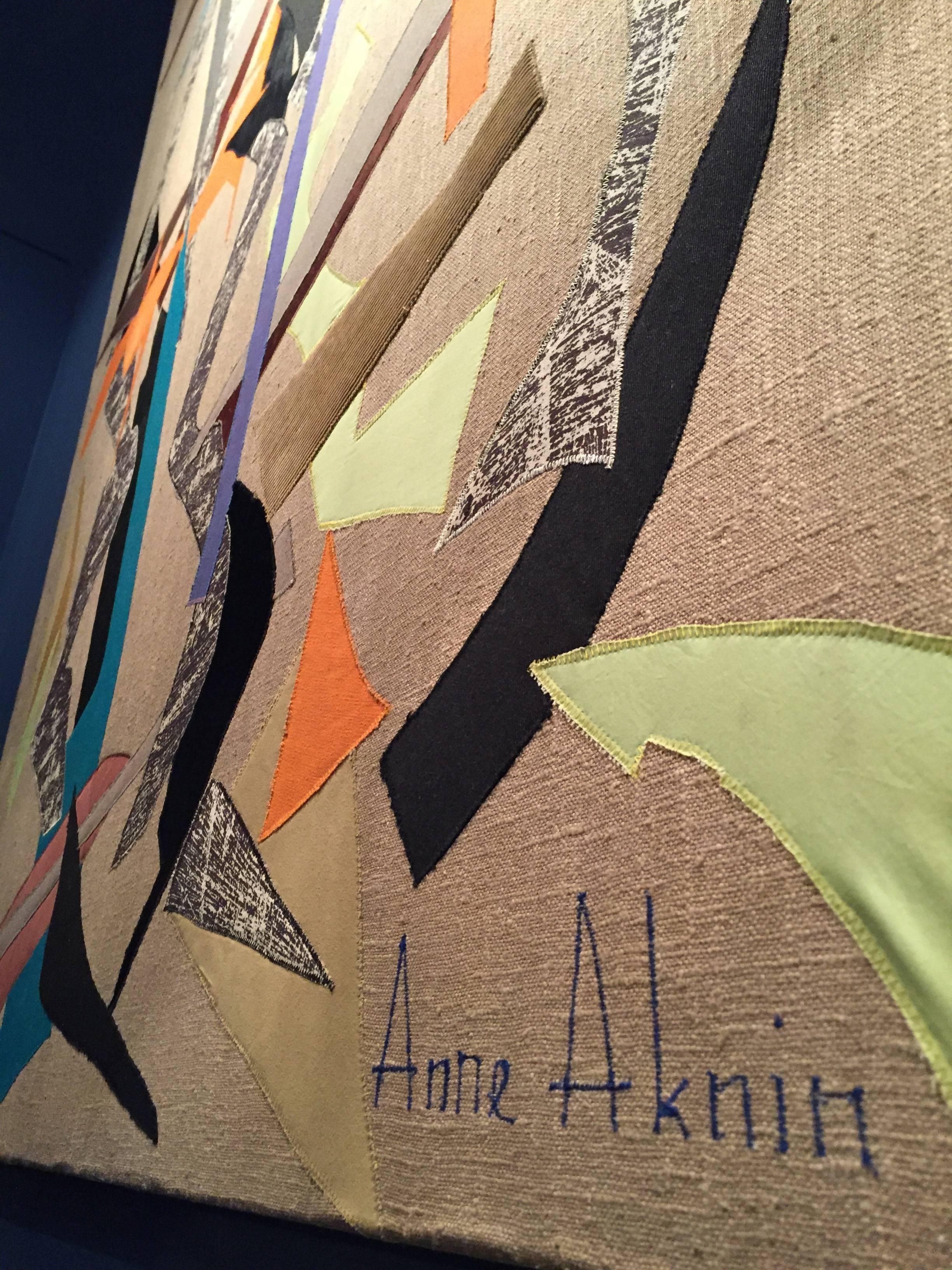 1960s Anne R. Aknin Tapestry In Excellent Condition For Sale In Paris, FR