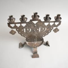 Wrought Iron Candelabra in National Romantic Style, Sweden, 1919
