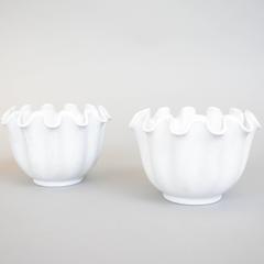 Pair of Gustavsberg Vaga Bowls by Wilhelm Kage for Gustavsberg