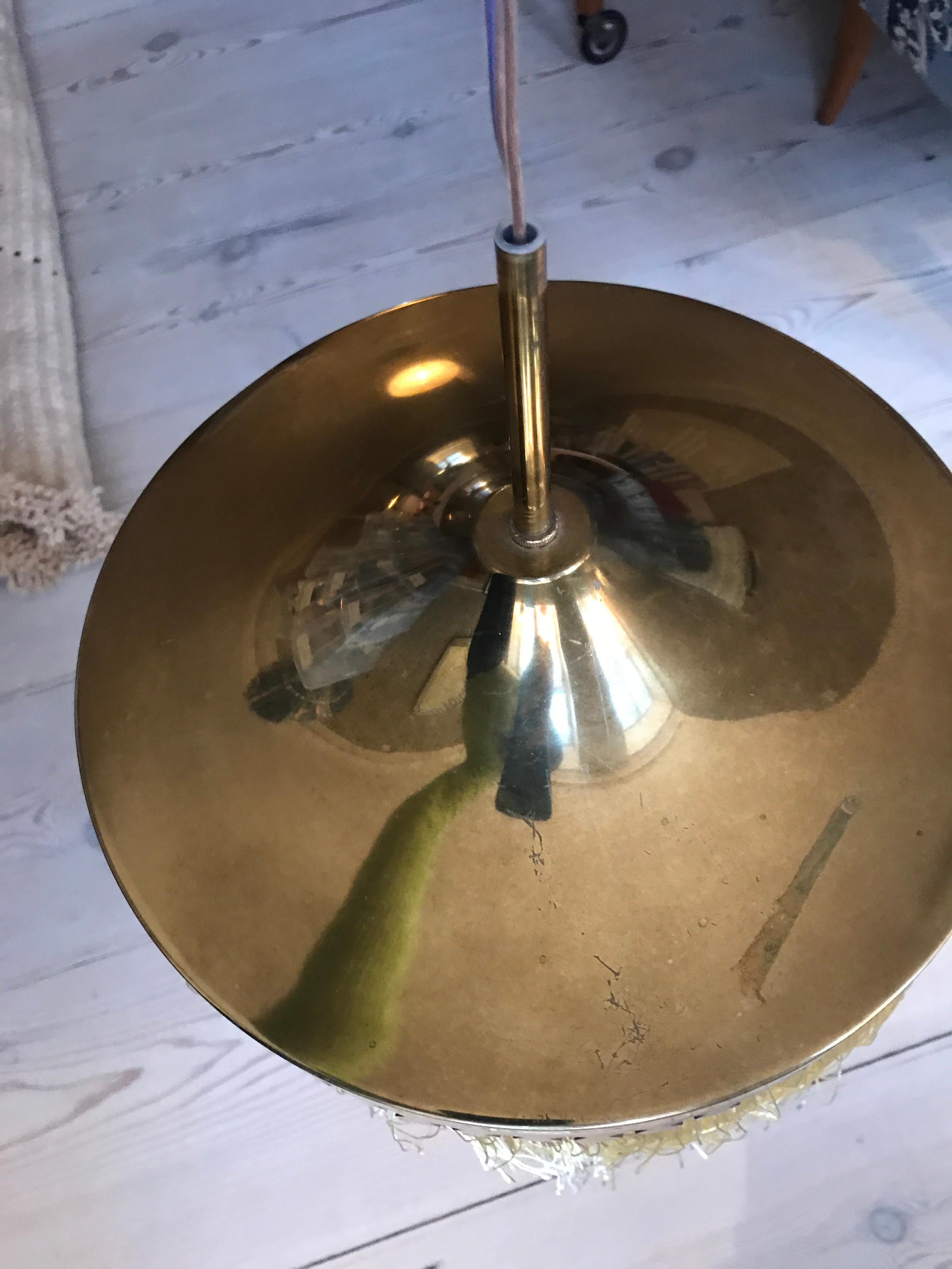 Hans-Agne Jakobsson Fringes Ceiling Light In Good Condition In Copenhagen K, DK