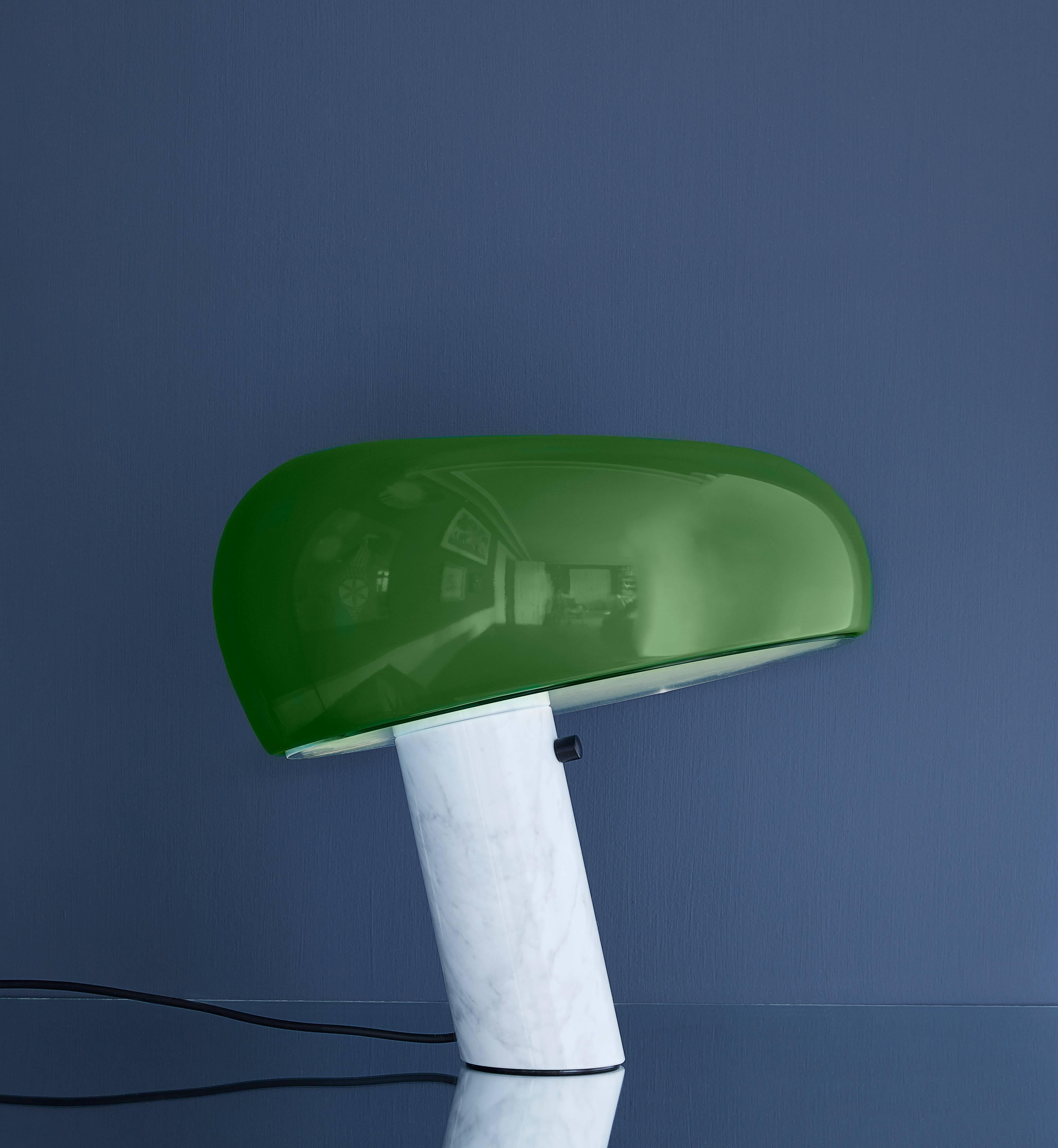 Snoopy lamp. Re-edition of Achille & Pier Giacomo Castiglioni’s 1967 design made for the apartment in September 2013.