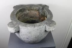 Grosso mortaio in pietra blu, XVIII-XIX secolo, Francia