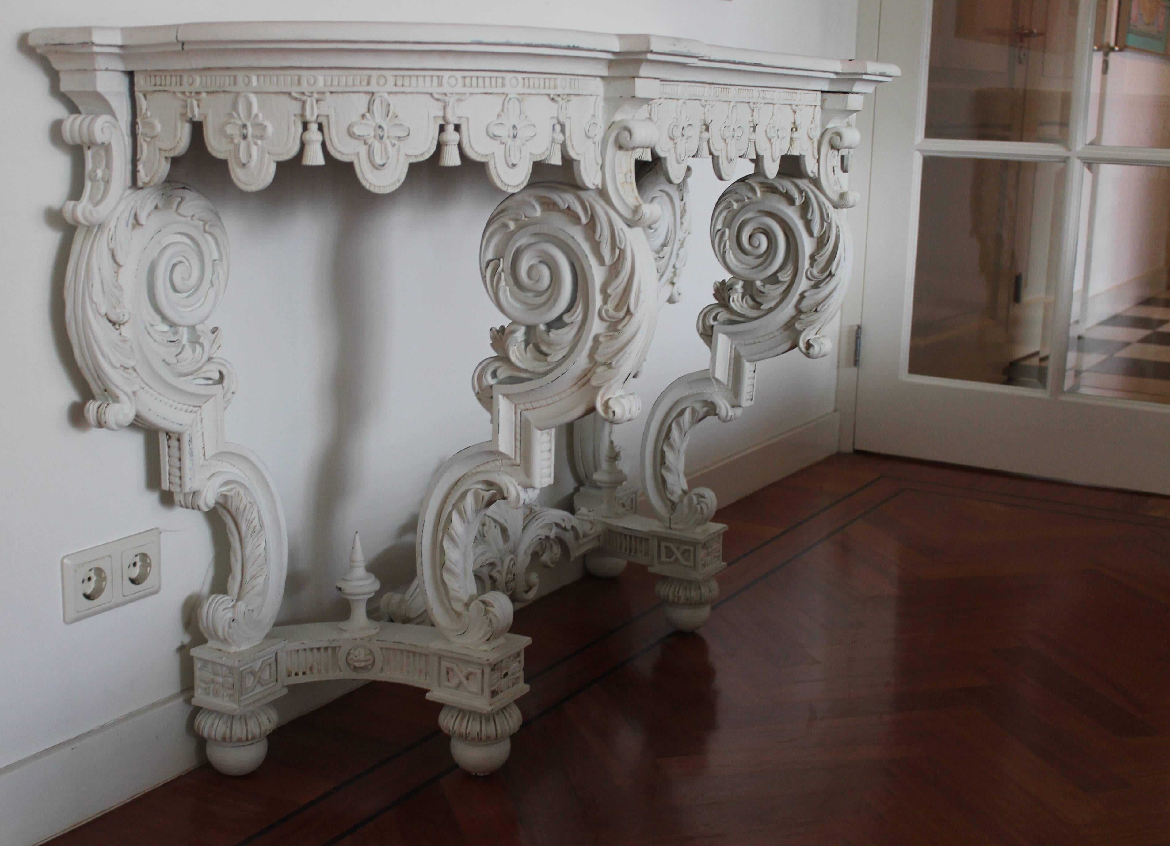 French Console in Rococo Style, France, circa 1880