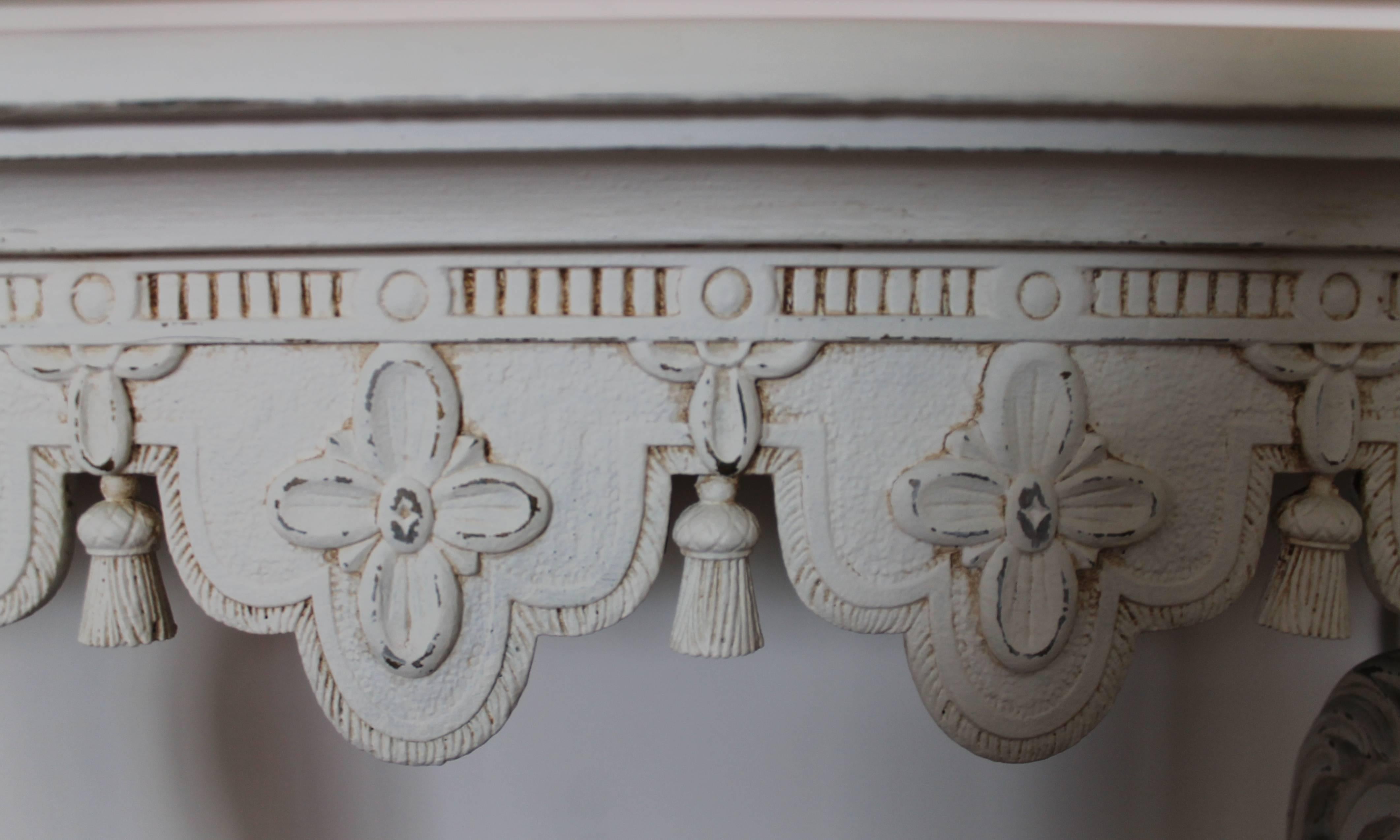 Hand-Carved Console in Rococo Style, France, circa 1880