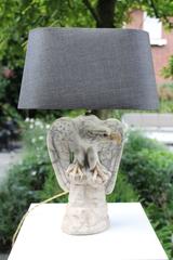 Pair of Marble Eagles, Italy, 1970s