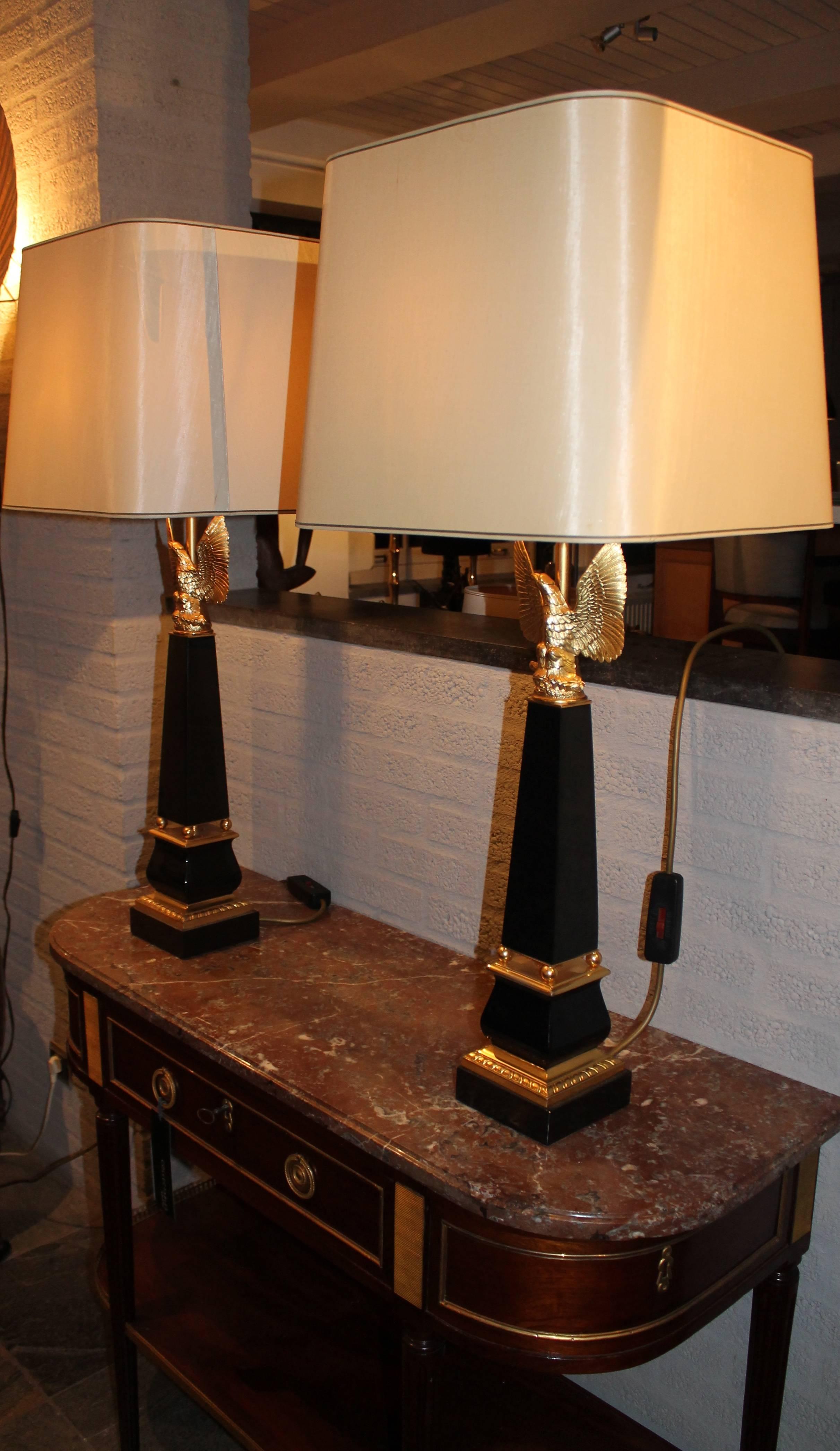 Pair of Table Lamps by Maison Charles & Fils For Sale 2