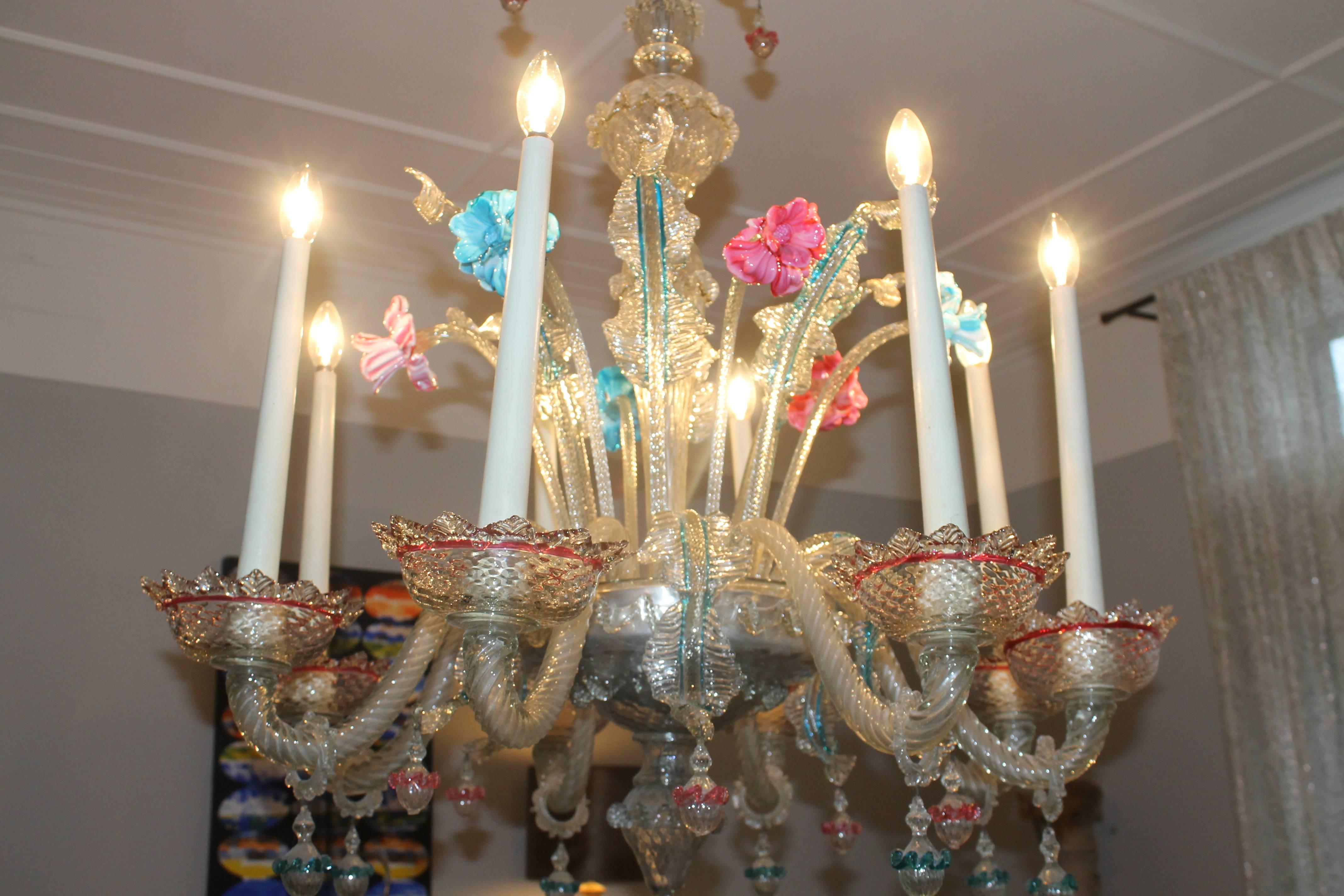 Murano Chandelier In Good Condition For Sale In Sint Annaland, NL