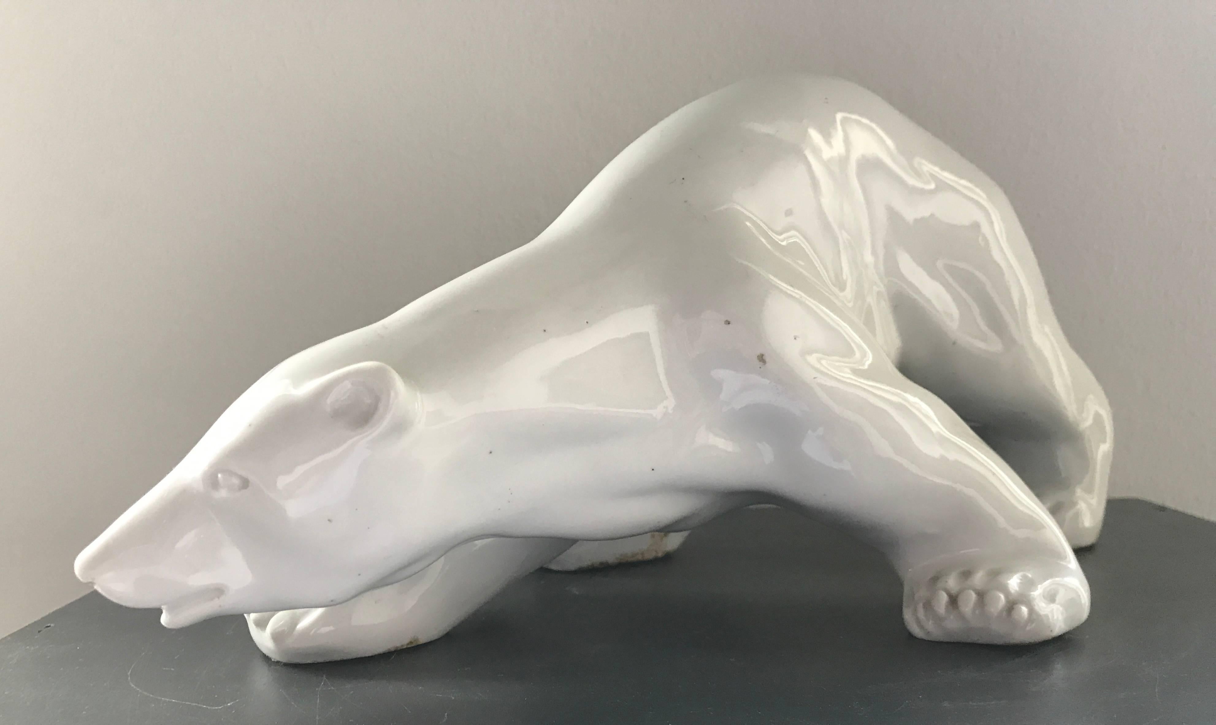 Ceramics Polar Bear from the 1970s, Germany For Sale 1