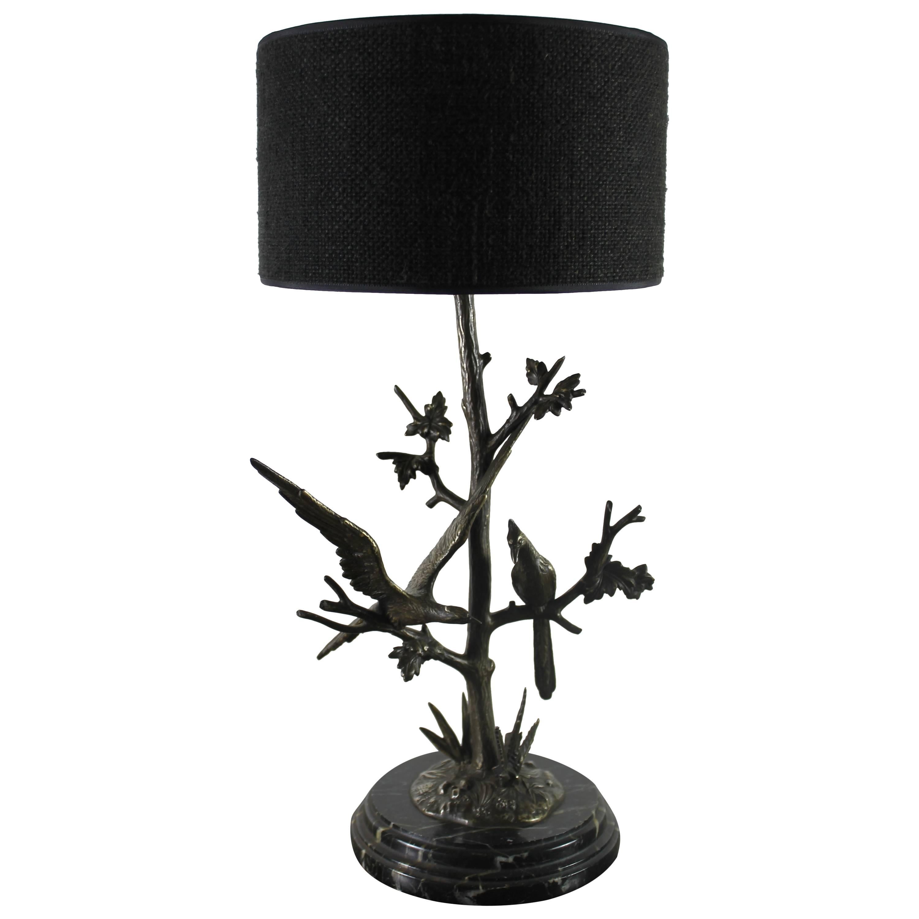 Table Lamp in Bronze, circa 1920 For Sale