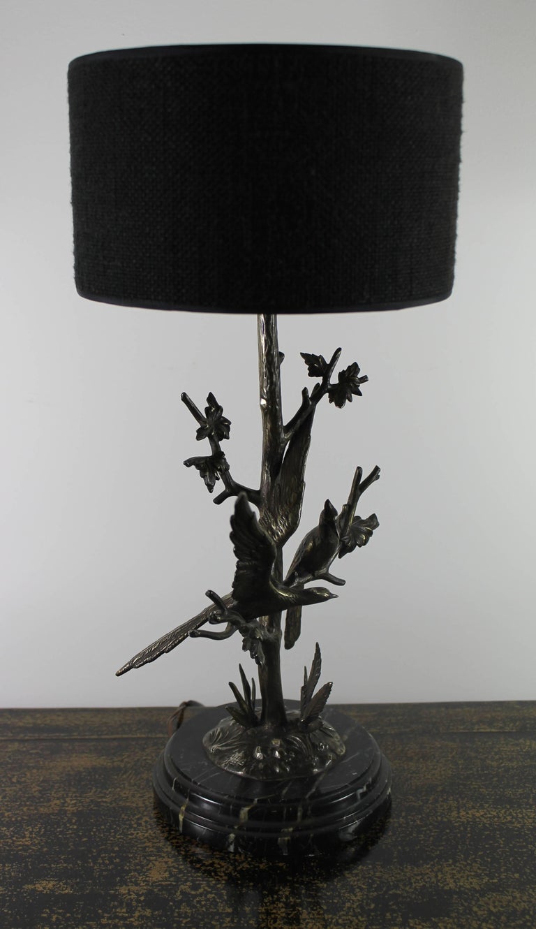 Table Lamp in Bronze, circa 1920 For Sale 1