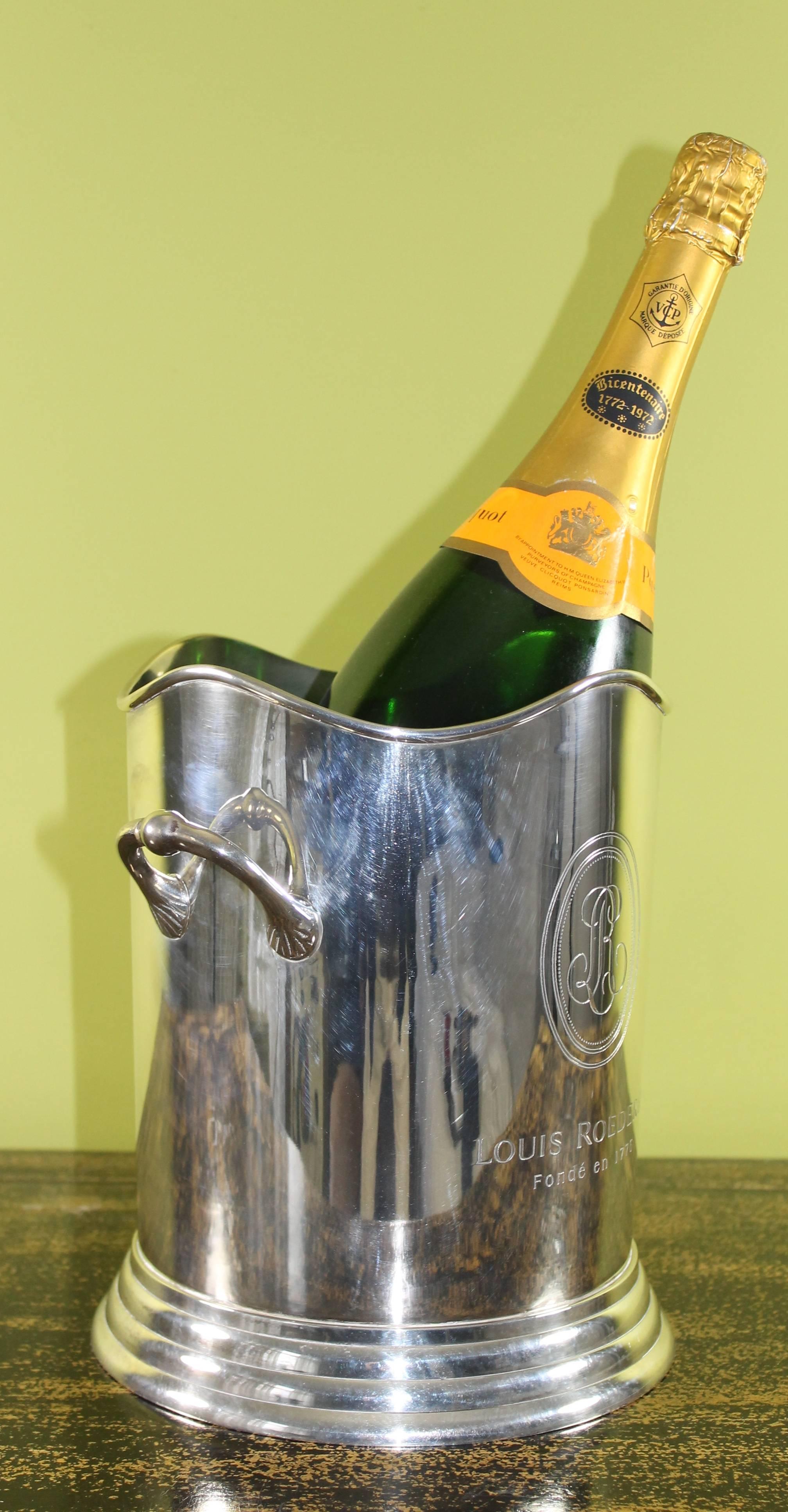 French Champagne Cooler, Sivered, France, circa 2000 For Sale