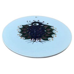 Mid-Century Danish Crazy Bird Design Wall Plate Beth Breyen Royal Copenhagen Mid-Century Danish Crazy Bird Design Wall Plate Beth Breyen Royal Copenhagen