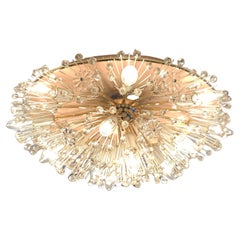 Mid-Century Modern Snowflake Flush Mount Emil Stejnar for Rupert Nikoll Vienna