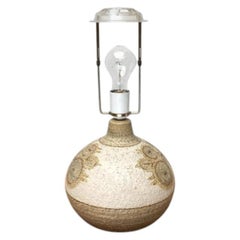 Mid-Century Danish Stoneware Table Lamp from Søholm, 1960s