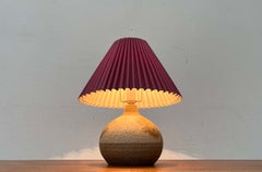 Mid-Century Modern Danish Studio Pottery Stoneware Table Lamp from Søholm, 1960s
