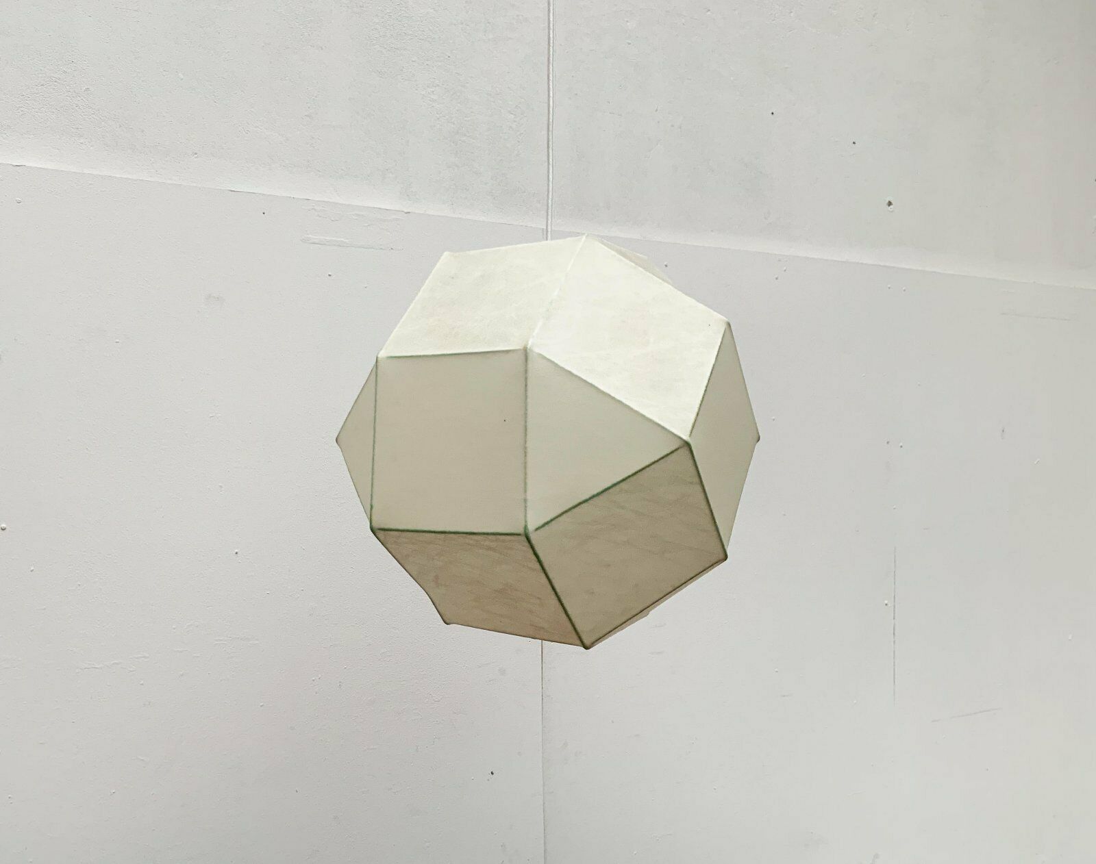 Lampada a sospensione Cocoon tedesca di metà secolo di Goldkant Leuchten, Wuppertal