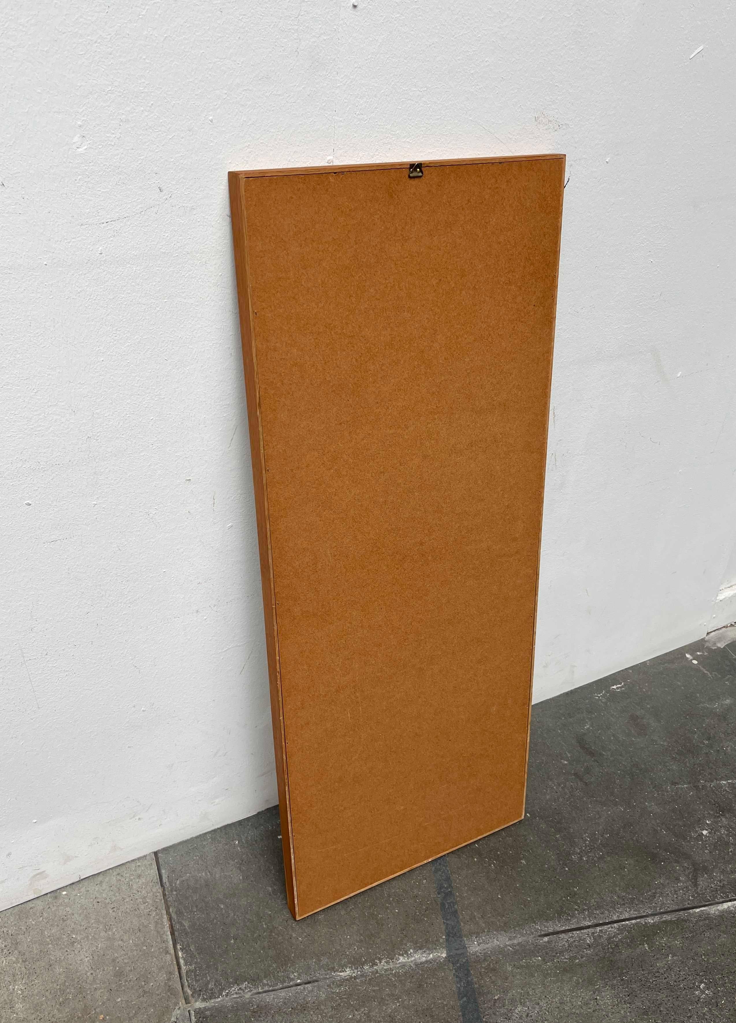 Miroir mural en teck danois moderne du milieu du siècle, années 1960 en vente 8