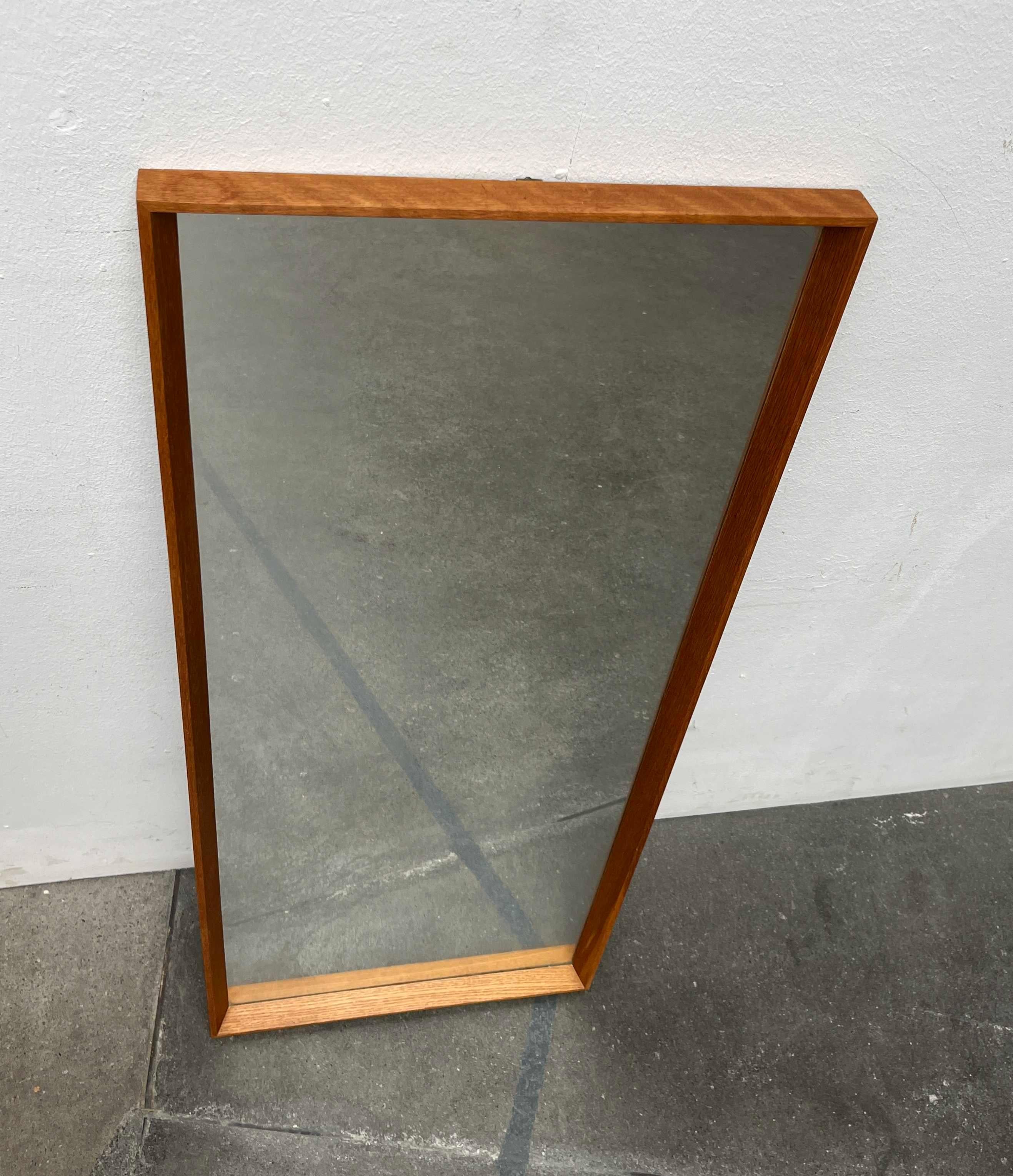 Miroir mural en teck danois moderne du milieu du siècle, années 1960 en vente 9
