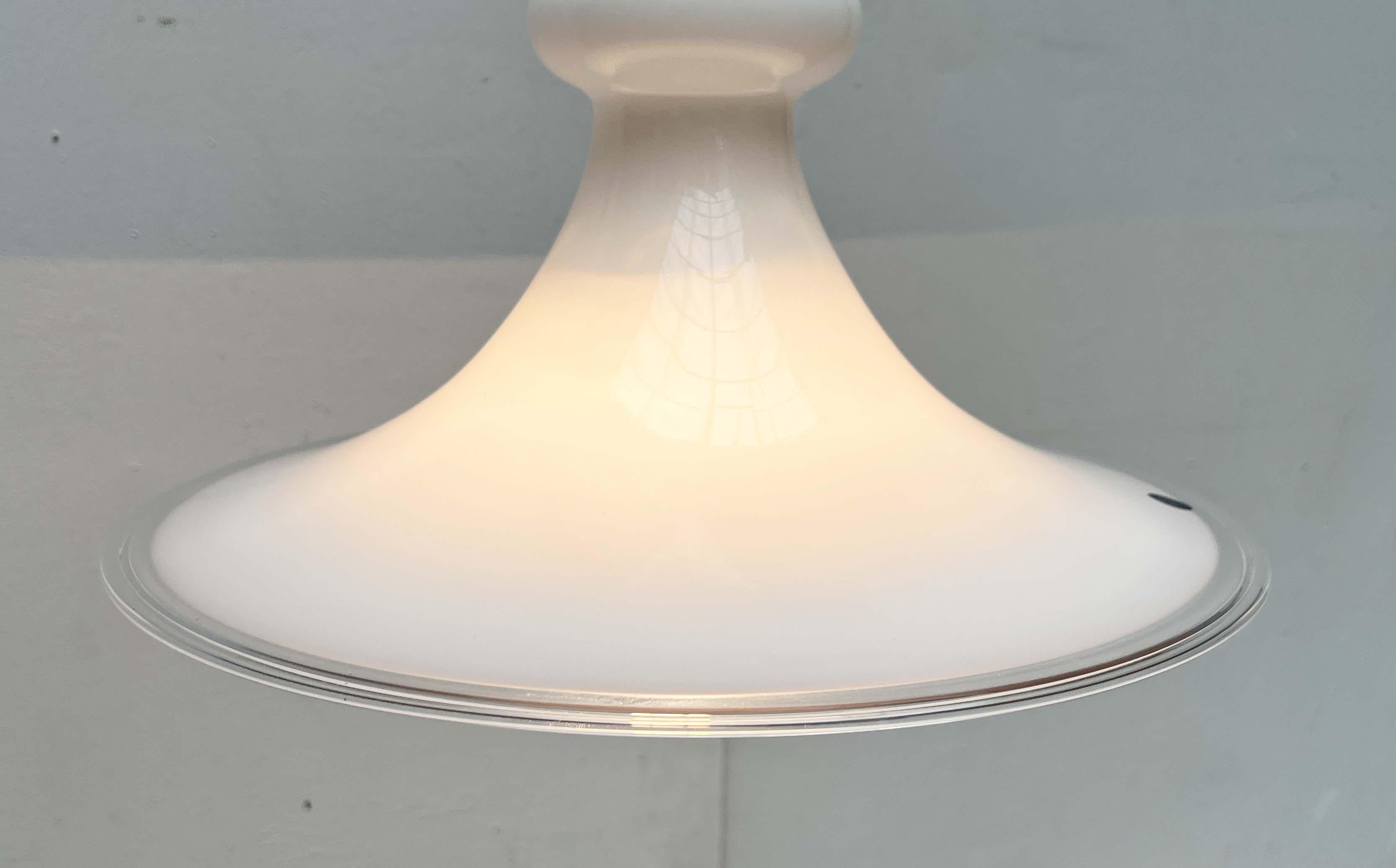 Lampada a sospensione danese d'epoca in vetro Etude Michael Bang Royal Copenhagen Holmegaard in vendita 12