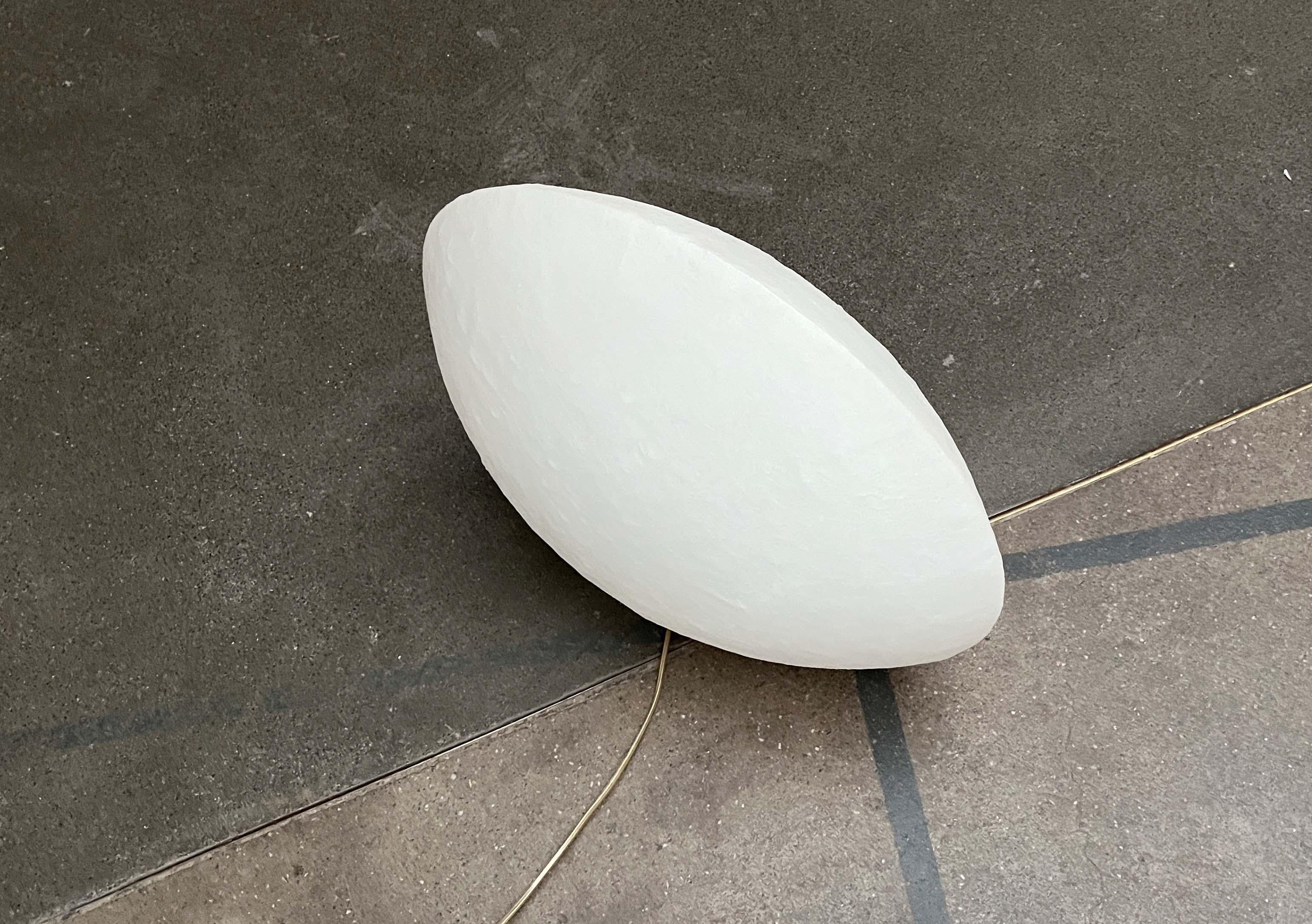 Minimalist Model Eggo Floor Lamp by Monika Lipken for Elmar Flötotto For Sale 4