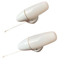 Set of 2 Mid-Century Modern German 6065 Sconces Wilhelm Wagenfeld Lindner, 1950s
