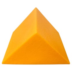Lampe de sol ou de table postmoderne de forme prismatique orange, de la marque Heico, années 1980