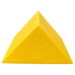 Postmodern Yellow Prism Shape Floor or Table Lamp from Heico, 1980s
