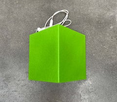 Postmodern Green Prism Shape Floor or Table Lamp from Heico, 1980s
