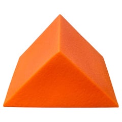 Postmodern Orange Prism Shape Floor or Table Lamp from Heico, 1980s