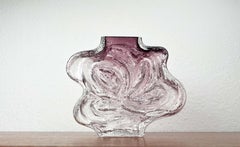 Vaso in vetro artistico in stile Mid-Century Modern di Kai Blomqvist per Kumela, Finlandia, anni ’60