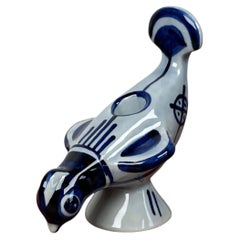 Mid-Century Modern Danish Studio Pottery Bird Candleholder from Søholm, 1960s