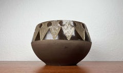Moderne dänische Studio Pottery Schale aus der Jahrhundertmitte von Sejer Keramik, 1960er Jahre