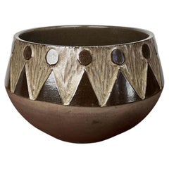 Moderne dänische Studio Pottery Schale aus der Jahrhundertmitte von Sejer Keramik, 1960er Jahre